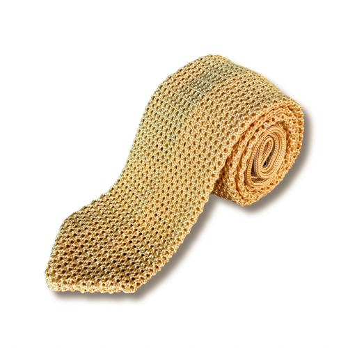 Silk Kint Tie (Yellow)